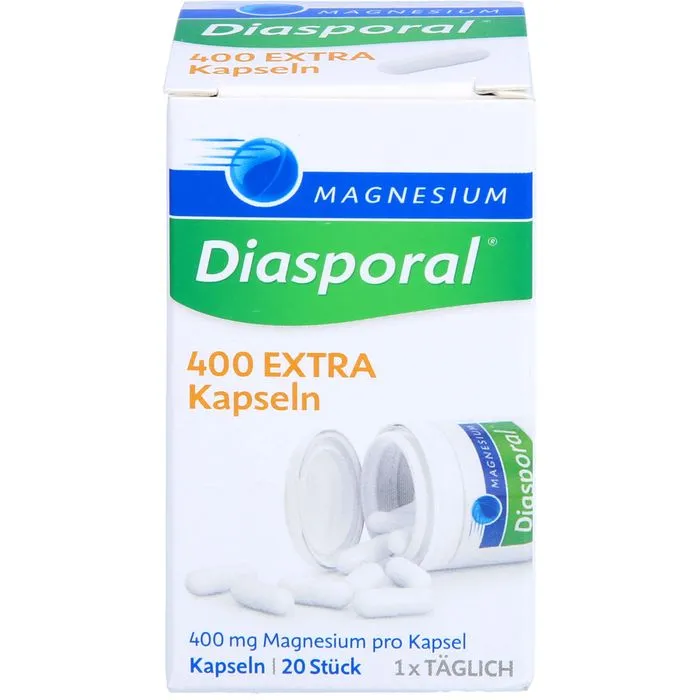 MAGNESIUM DIASPORAL 400 Extra Kapseln 20 Stück