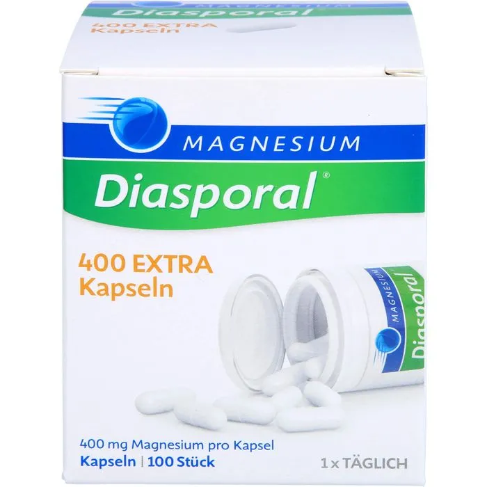 MAGNESIUM DIASPORAL 400 Extra Kapseln 100 Stück