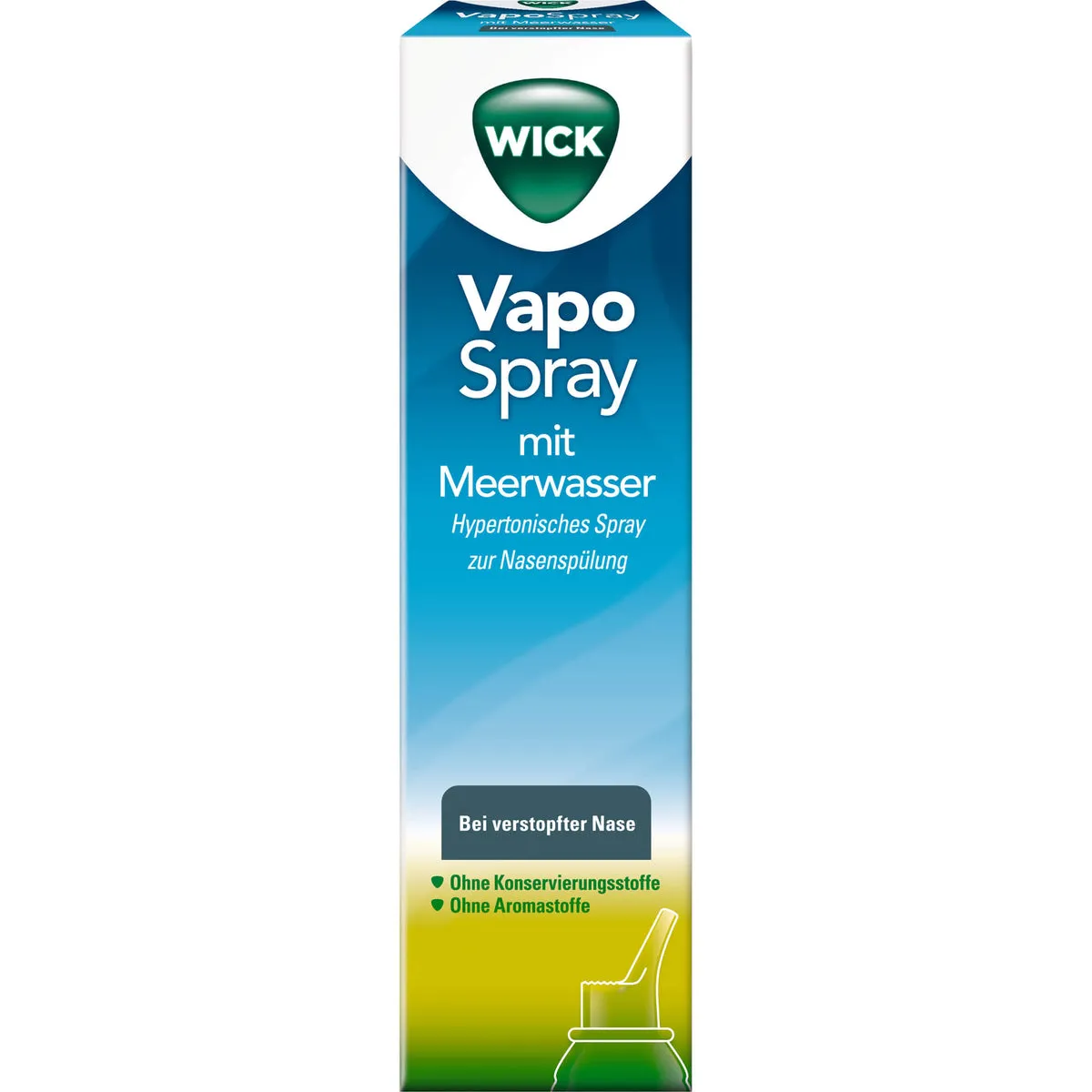 WICK VapoSpray mit Meerwasser, 100 ml Lösung