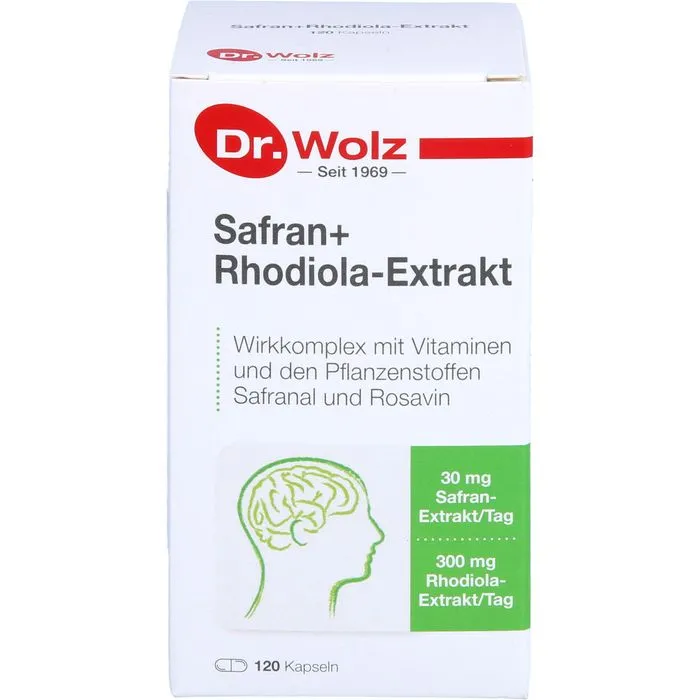 SAFRAN+RHODIOLA-Extrakt Dr.Wolz Kapseln 120 Stück