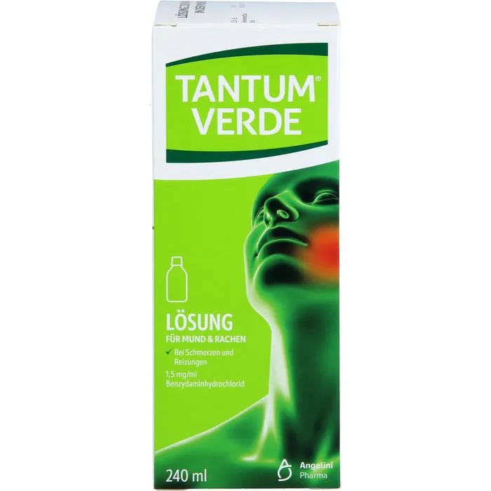 TANTUM VERDE 1,5 mg/ml Lösung z.Anw.i.d.Mundhöhle 240 ml