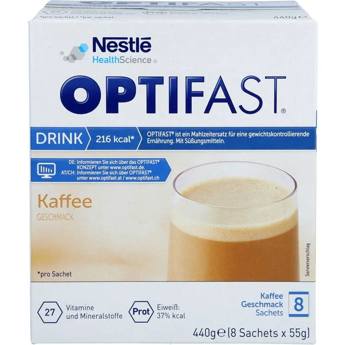 OPTIFAST home Drink Kaffee Pulver 8 Stück