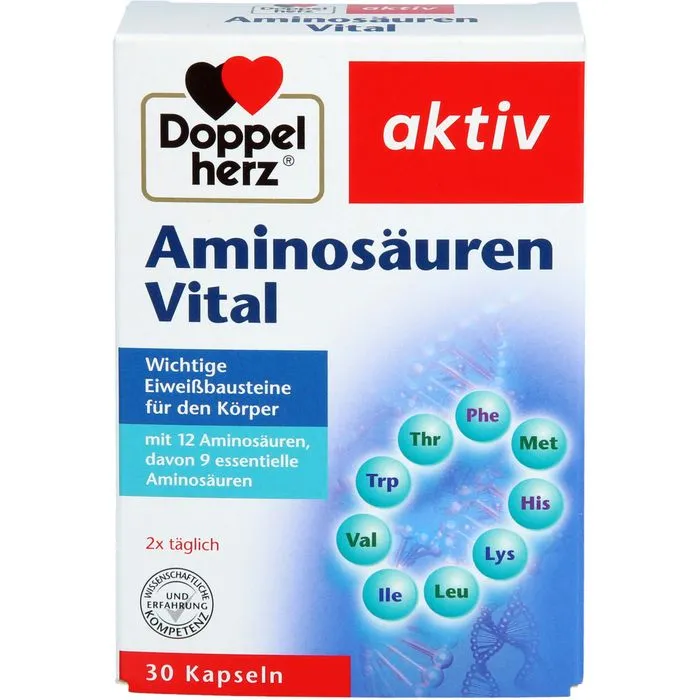 DOPPELHERZ Aminosäuren Vital Kapseln 30 Stück