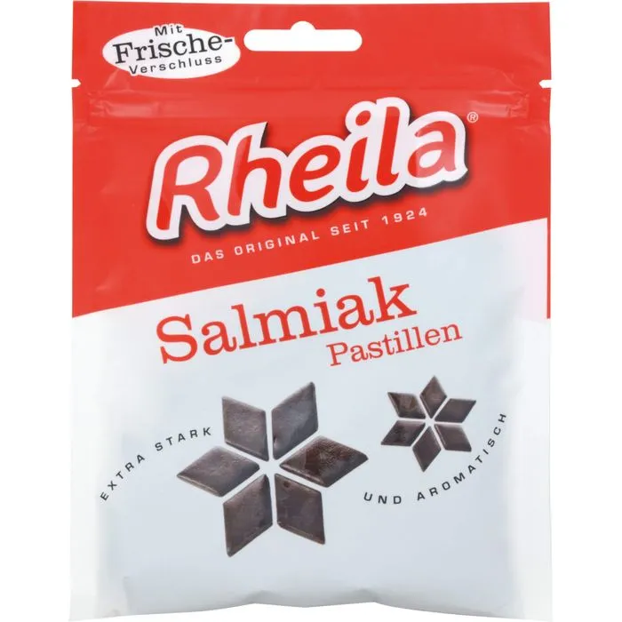 RHEILA Salmiak Pastillen zuckerhaltig 90 g