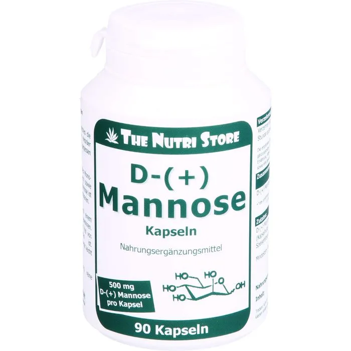 D-MANNOSE 500 mg vegetarische Kapseln 90 Stück