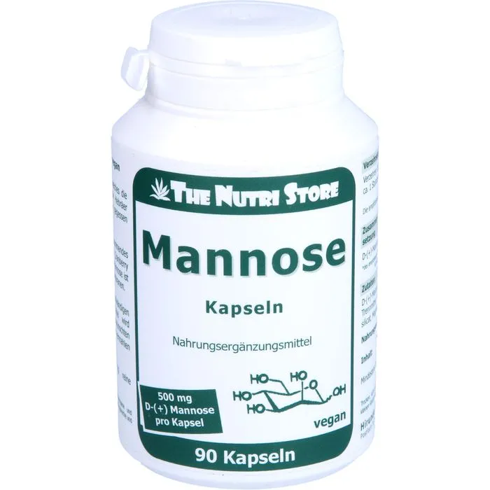 MANNOSE 500 mg vegetarische Kapseln 90 Stück