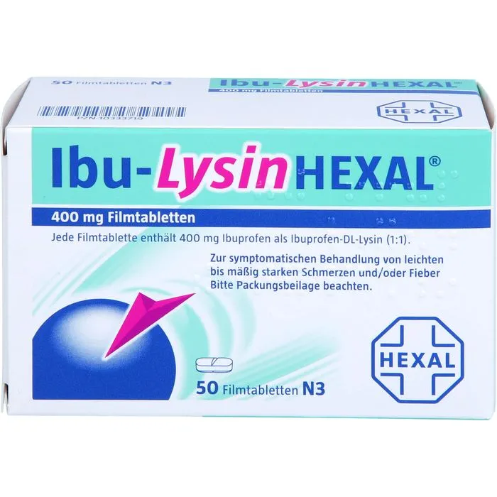IBU-LYSINHEXAL Filmtabletten 50 St