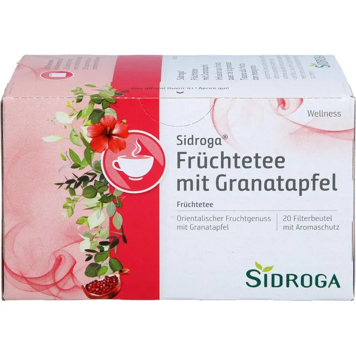 SIDROGA Wellness Früchtetee m.Granatapfel Filterb. 20 Stück