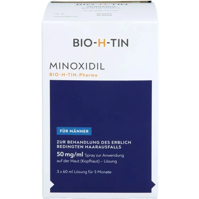MINOXIDIL BIO-H-TIN Pharma 50 mg/ml Spray Lsg. 180 ml