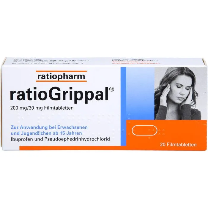 RATIOGRIPPAL 200 mg/30 mg Filmtabletten 20 St