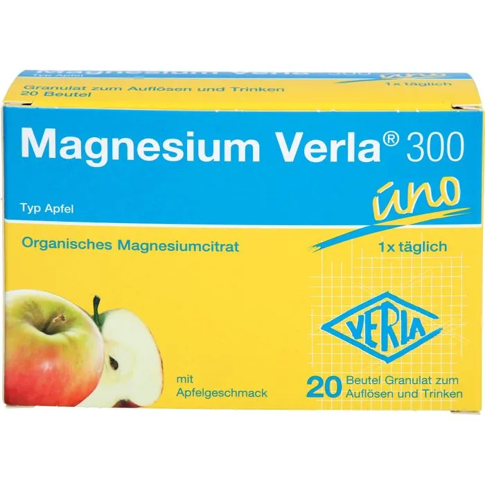 MAGNESIUM VERLA 300 Apfel Granulat 20 Stück