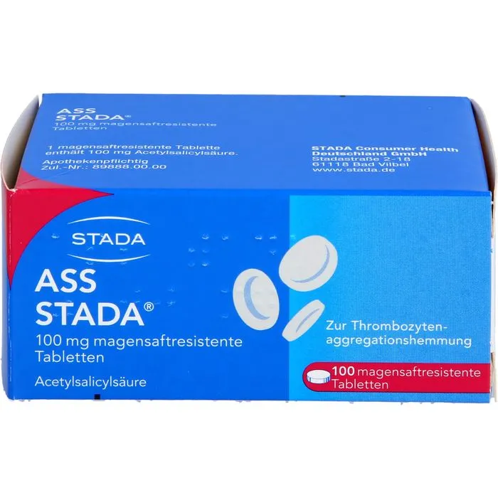 ASS STADA 100 mg magensaftresistente Tabletten 100 St