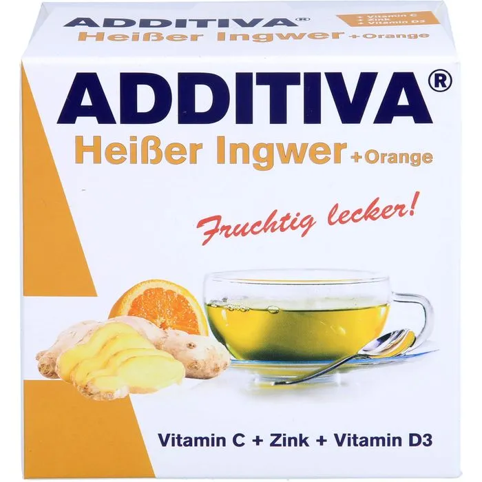 ADDITIVA heißer Ingwer+Orange Pulver 120 g