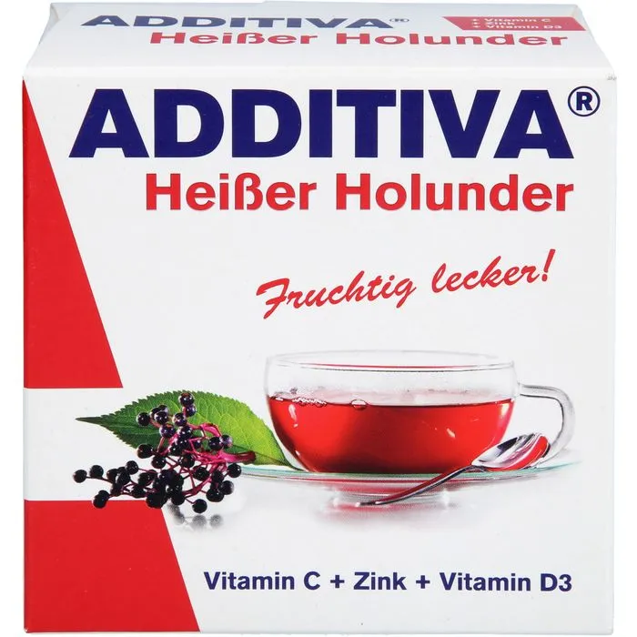 ADDITIVA heißer Holunder Pulver 10 Stück