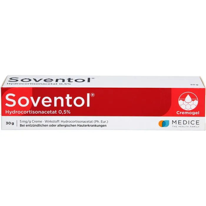 SOVENTOL Hydrocortisonacetat 0,5% Creme 30 g