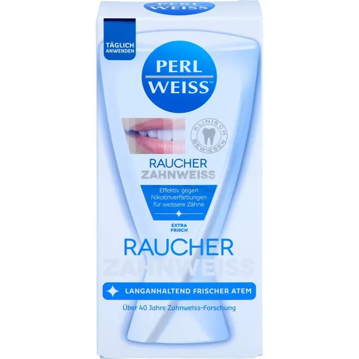 PERLWEISS Raucher Zahnweiß Zahncreme 50 ml