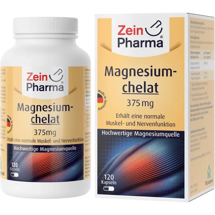 MAGNESIUM CHELAT Kapseln hoch bioverfügbar 120 Stück