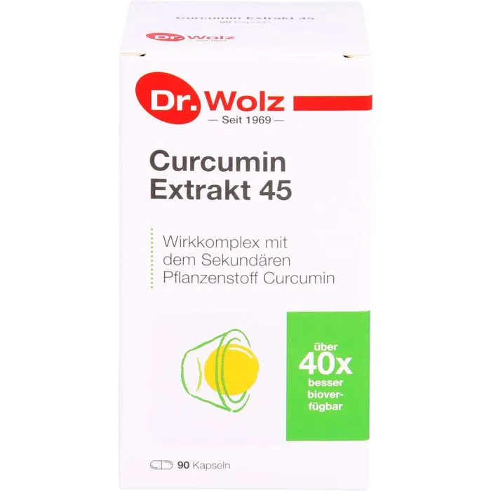CURCUMIN EXTRAKT 45 Dr.Wolz Kapseln 90 Stück