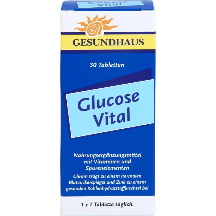 GESUNDHAUS Glucose Vital Tabletten 30 Stück