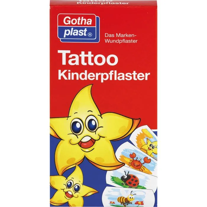 TATTOO Kinderpflaster 25x57 mm 8 St