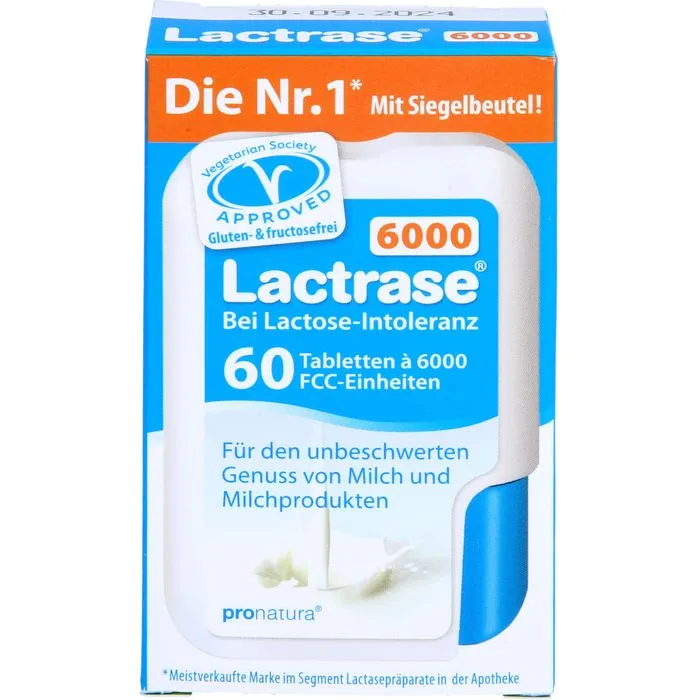 LACTRASE 6.000 FCC Tabletten im Klickspender 60 Stück