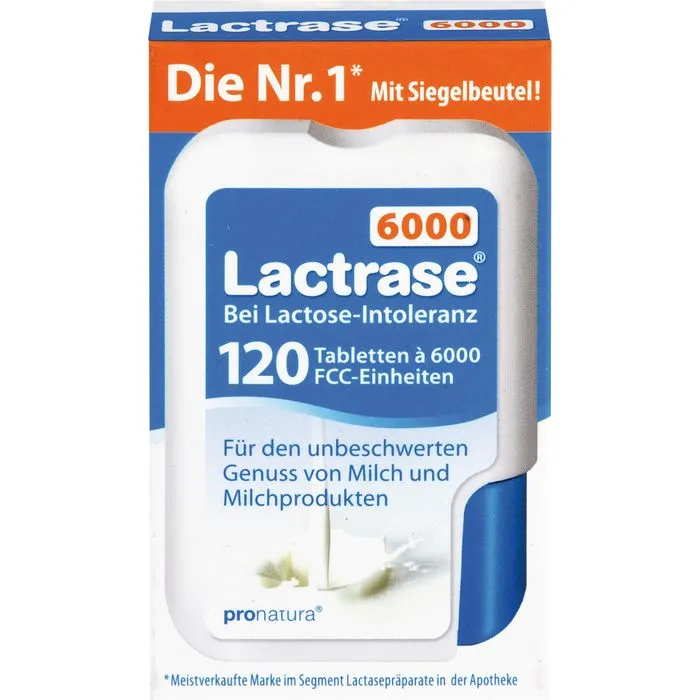 LACTRASE 6.000 FCC Tabletten im Klickspender 120 Stück