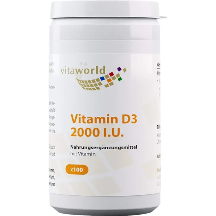 VITAMIN D3 2.000 I.E. Kapseln 100 Stück