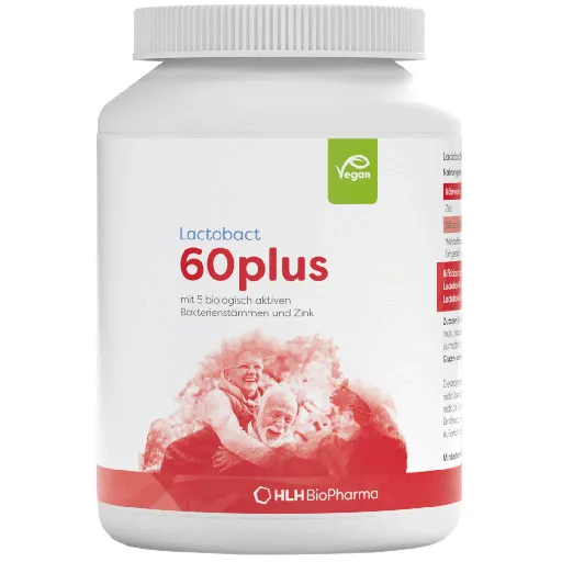 LACTOBACT 60plus magensaftresistente Kapseln 180 St
