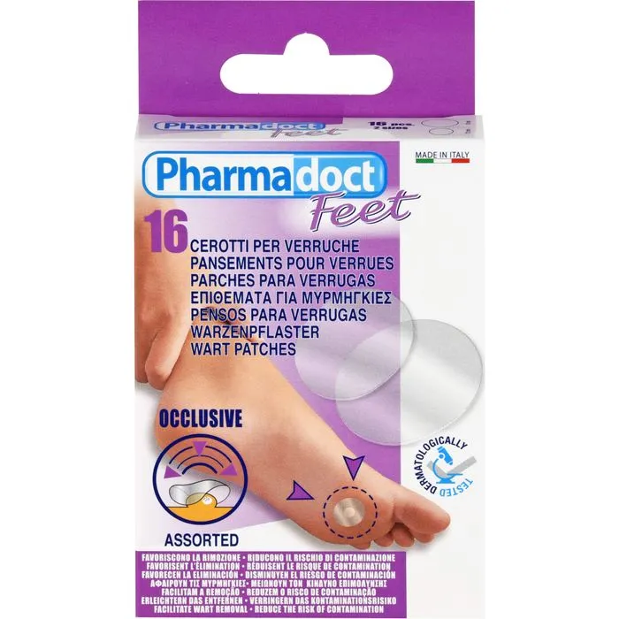 WARZENPFLASTER 2 Größen 16 St