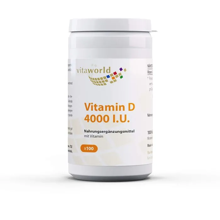 VITAMIN D3 4.000 I.E. Kapseln 100 Stück