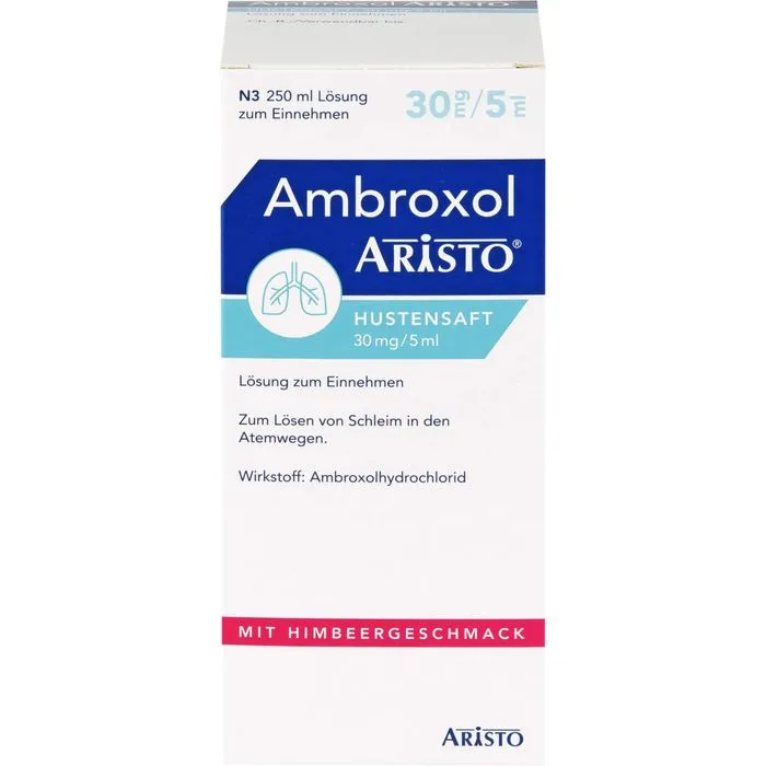 AMBROXOL Aristo Hustensaft 30 mg/5 ml Lsg.z.Einn. 250 ml