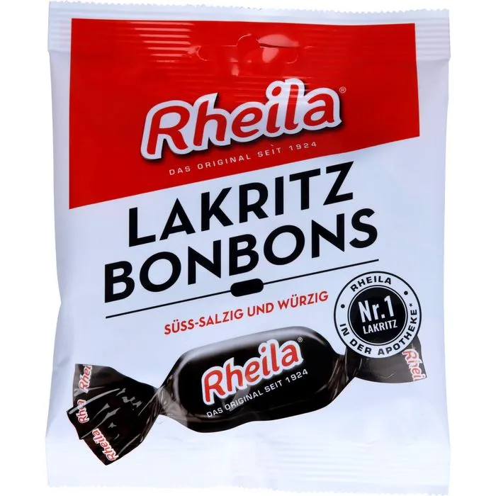 RHEILA Lakritz Bonbons mit Zucker 50 g