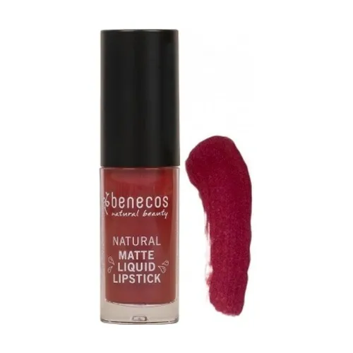 Benecos Blutiger beerenmatt flüssiger Lippenstift