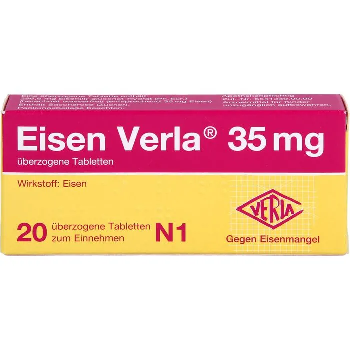 EISEN VERLA 35 mg überzogene Tabletten 20 St