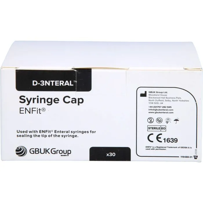 ENFIT Spritze Verschlusskappe 30 St
