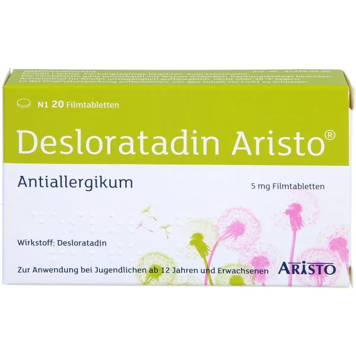 DESLORATADIN Aristo 5 mg Filmtabletten 20 St