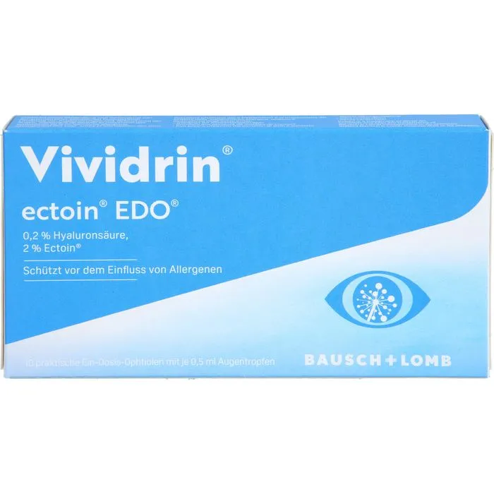 VIVIDRIN ectoin EDO Augentropfen 10X0.5 ml