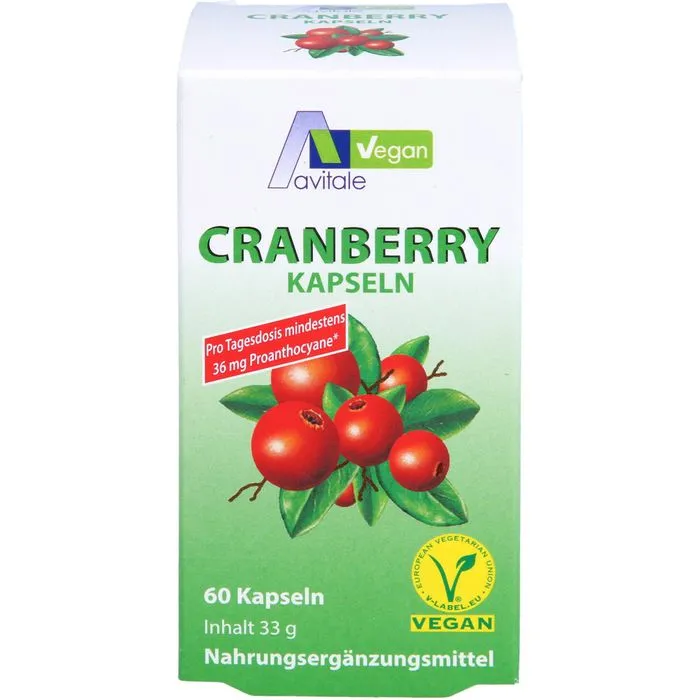 CRANBERRY VEGAN Kapseln 400 mg 60 Stück