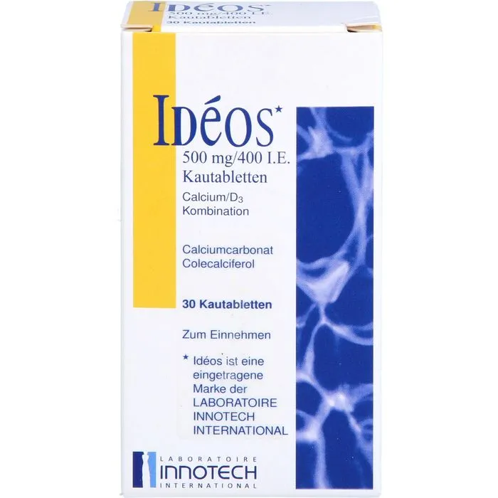 IDEOS 500 mg/400 I.E. Kautabletten 30 St