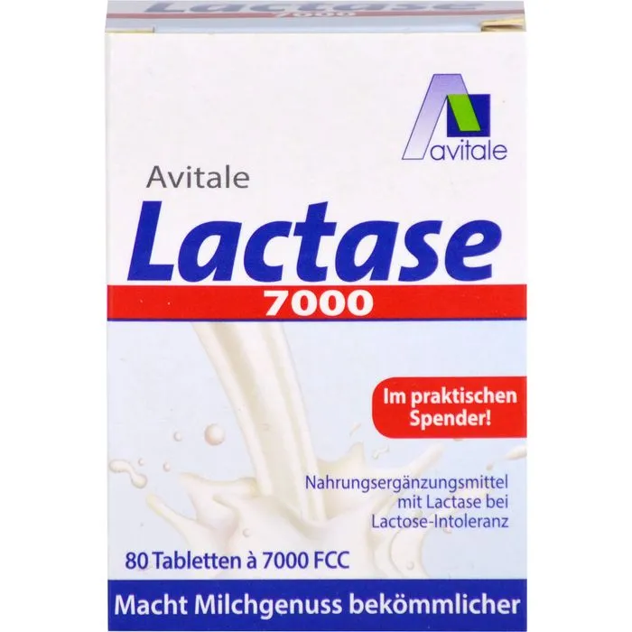LACTASE 7.000 FCC Tabletten im Spender 80 Stück