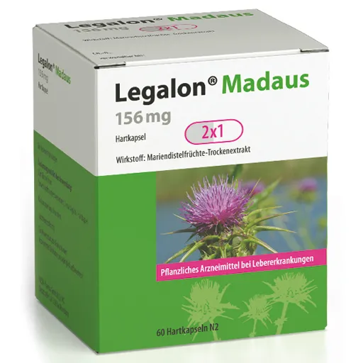 LEGALON Madaus 156 mg Hartkapseln 60 St