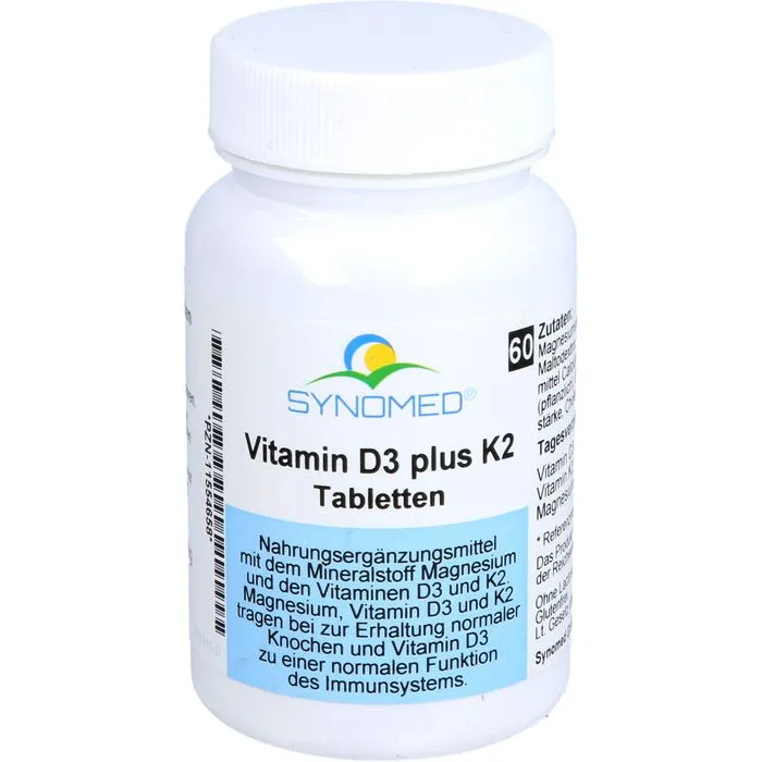 VITAMIN D3 PLUS K2 Tabletten 60 Stück