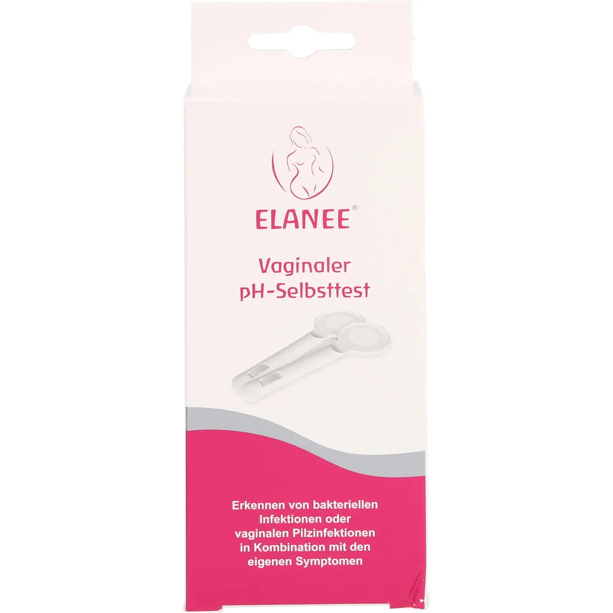ELANEE pH-Test zur Bestimmung des vaginalen pH-Wertes, 2 St. Teststreifen