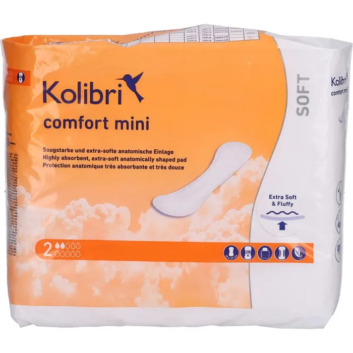 KOLIBRI comfort Einlagen anatomisch mini 28 St