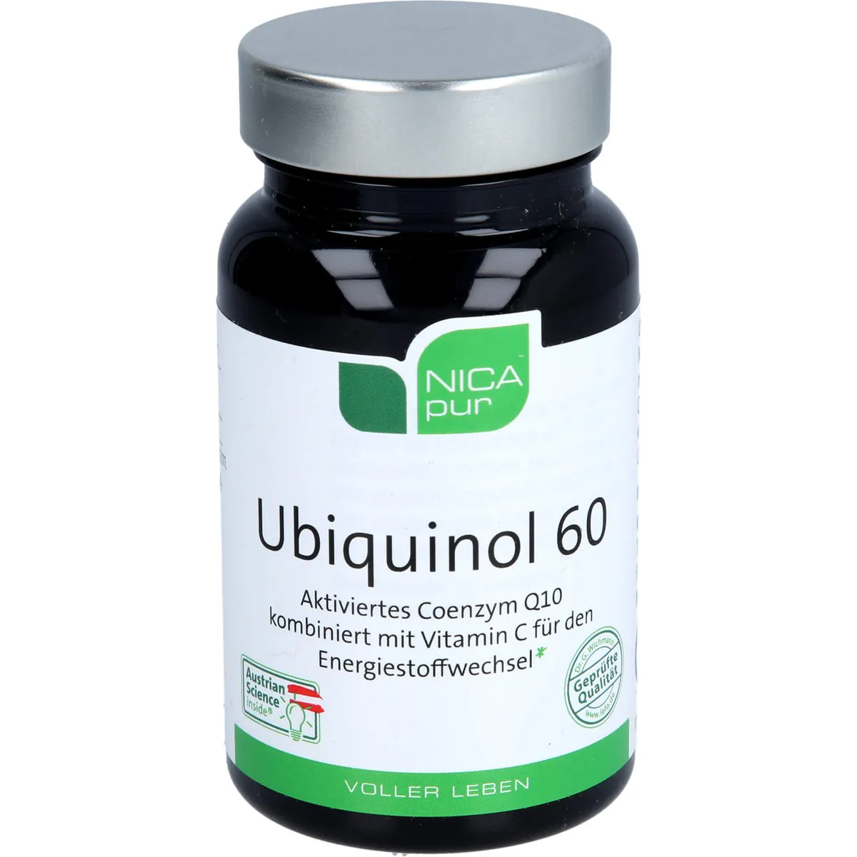 NICApur Ubiquinol 60 Kapseln, 60 St. Kapseln