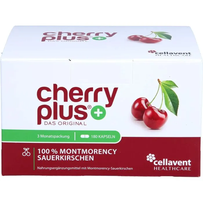 CHERRY PLUS Das Original Montmorency Sauerk.-Kaps. 180 Stück