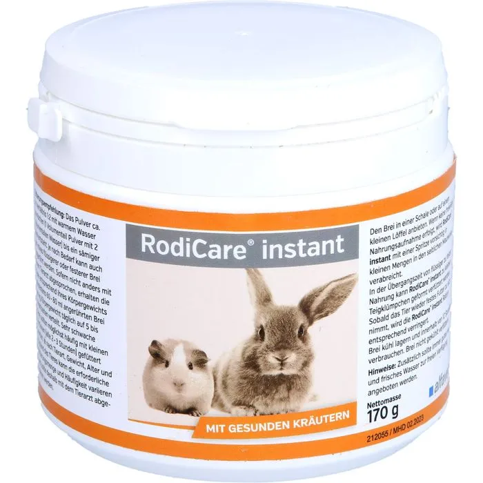 RODICARE instant Pulver f.Kaninchen/Nagetiere 170 g