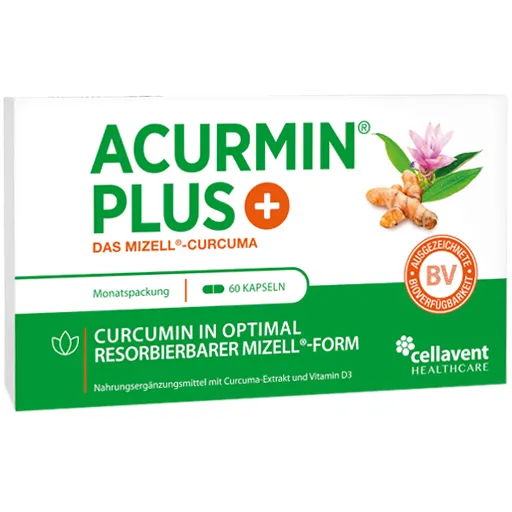 ACURMIN Plus Das Mizell-Curcuma Weichkapseln 60 St