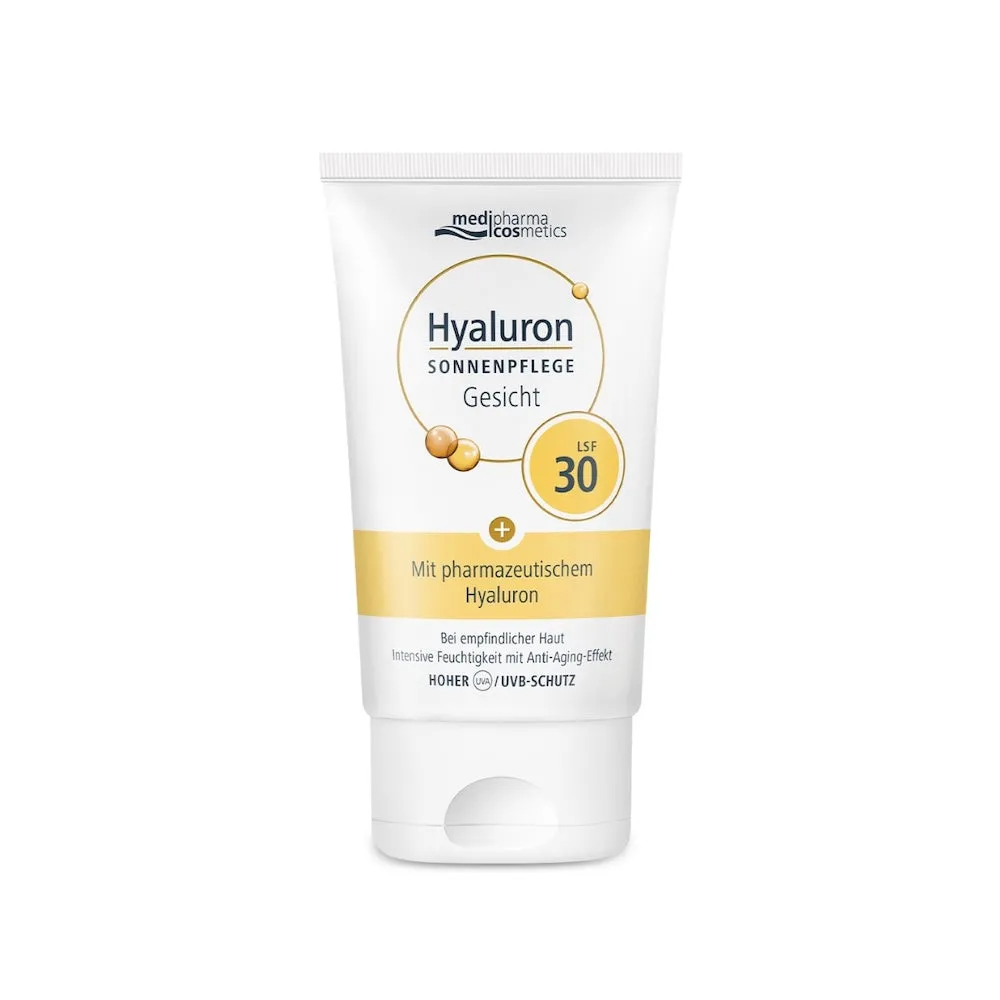 Medipharma Cosmetics Hyaluron Sonnenpflege Gesicht LSF 30, 50 ml Creme