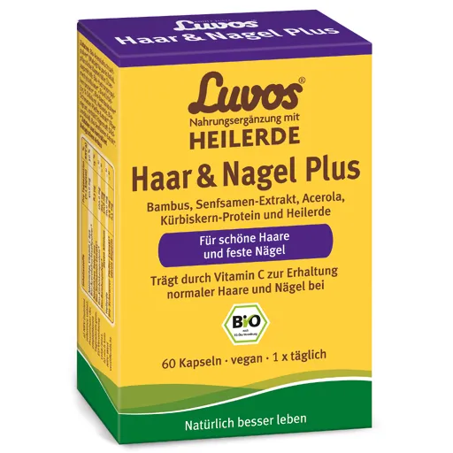 LUVOS Heilerde Bio Haar & Nagel Plus Kapseln 60 St